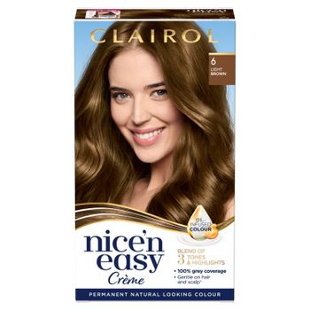 Clairol Nice'n Easy Creme Hair Dye 6 Light Brown