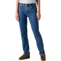 levis jeans 724 high rise straight med indigo - worn in para mujer