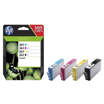 HP 364 Black and Colour Ink Cartridge Multipack (N9J73AE)