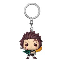 llavero funko pop tanjiro kamado demon slayer multicolor
