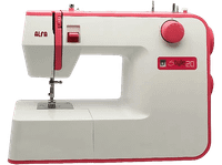 maquina de coser - alfa style 20 10 puntadas luz led 70 w blanca