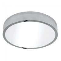 downlight de superficie led kaju redondo cromo 30w