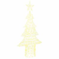 arbol de navidad  decoraciones de navidad con 240 led calido 150 cm acrilico