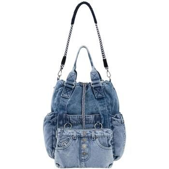 Desigual Mochila BACK_JACKDENIM GLOBE 26WAKD06 para mujer