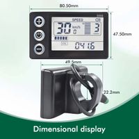 pantalla led s866 para bicicleta electrica bafang compatible con los modelos bbs01bb02bbshd con motor central bafang y conector macho de 5 pines para la conversion de bicicletas convencionales a