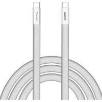 cable usb-c a usb-c verbatim 100w 12 m softtouch blanco