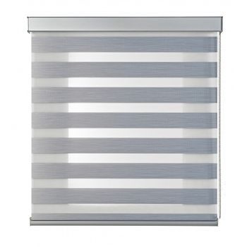 Estor Noche Y Día Estores Enrollables Con Acabados En Aluminio De Máxima Calidad Gris 80 X 250cm