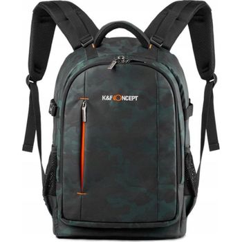 Mochila fotográfica K&F CONCEPT KF13.119 camuflaje 23L impermeable para cámaras y portátil