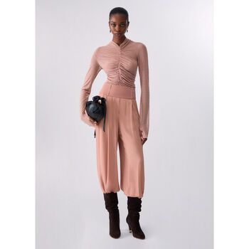 Liu Jo Tops y Camisetas T-shirt en tul totalmente de strass para mujer
