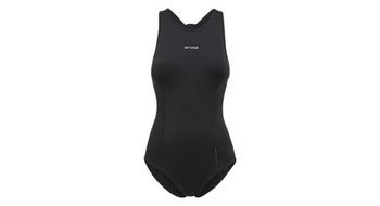 Banador de una pieza de neopreno para mujer negro