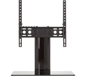 AVF B401BB 550 mm TV Stand with Bracket - Black, Black