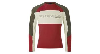 Maillot manga larga endura mt500 burner lite rojo verde
