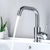 grifo lavabo chromo grifo de bano mezclador monomando - lomazoo rosely