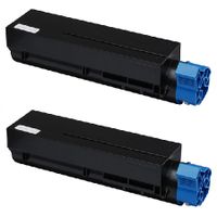 compatible multipack oki b401 printer toner cartridges 2 pack -44992402