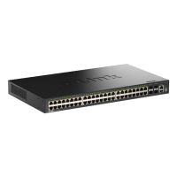 switch d-link dgs-1530-52pe 48 puertos gigabit poe 4 sfp l2 gestionado rack