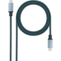 nanocable cable usb-c 31 machomacho 50cm grisnegro