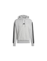 sudadera adidas 3 bandas french terry hd hombre grisnegro