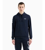 ea7 para hombre 7m000569af13512 sudadera de algodon con capucha logo series marino l casual deportivo multideporte