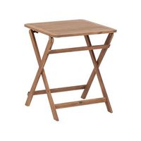 mesa de centro de jardin plegable moderna de madera de acacia certificada clara paraggi