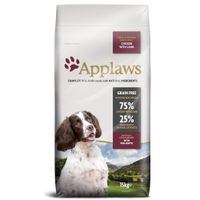 applaws adult small  medium breed - chicken with lamb - economy pack 2 x 15kg