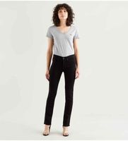 levis para mujer 19627-0000 jeans cenido moldeador 312 negro 2732 casual algodon denim