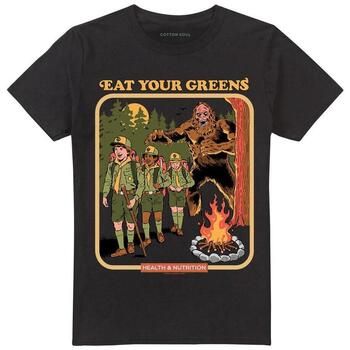Steven Rhodes Camiseta Eat Your Greens para hombre