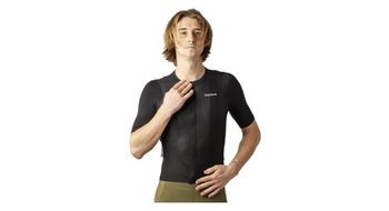 Maillot de manga corta ligero para hombre gripgrab pacr negro