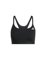 sujetador deportivo de fitness adidas optime essentials workout de soporte ligero mujer negro