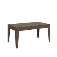 mesa extensible 90x160220 cm efecto madera nogal