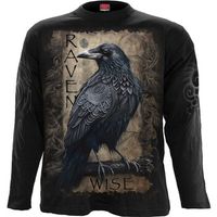 spiral camiseta manga larga raven wise para hombre