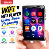 reproductor mp3mp4 famue pa03 pantalla de 283 pulgadas wifi android 10 octa core 2gb de ram 128gb bluetooth melon yt music deezer spotify para estudiantes