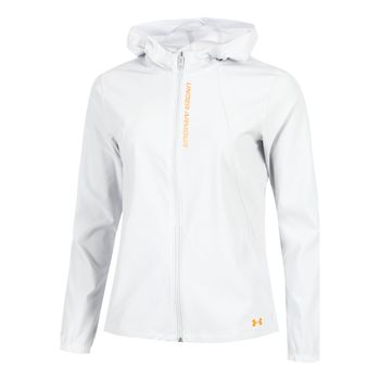 Under Armour OutRun The Storm Chaqueta Para Correr Mujeres-Gris Claro