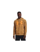 sudadera under armour rival fleece big logo m brown