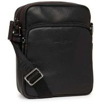 lancaster bolso bolsa de cuero soft vintage 320-10 negrorojo para hombre
