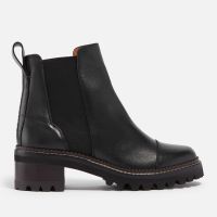 see by chloe mallory leather chelsea boots - uk 3