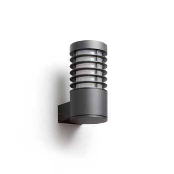 Dopo Lighting - Aplique De Pared Avon Ip65 E27 M·x 15w Antracita