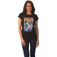 nirvana tops y camisetas unplugged para mujer