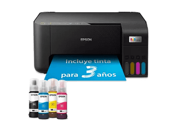 Impresora multifunción tinta - Epson EcoTank ET-2865, Serie 2860, Color, Tinta recargable, Negro