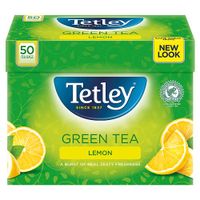 tetley green  lemon 50 teabags