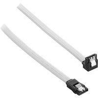 modmesh 30 cm right angle sata 3 cable - white white