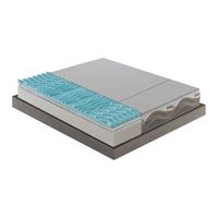 colchon 90x190 con micro resortes de bolsillo y espuma viscoelastico - altura 25 cm - extraible