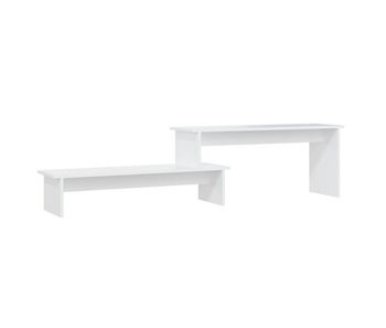 Mueble para tv - mueble tv - mesa de tv madera contrachapada blanco 180x30x43 cm
