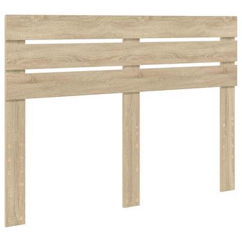 Cabecero Roble Sonoma Madera Contrachapada Vidaxl