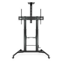 tooq zeus fs20400m-b soporte de suelo regulable para tv 60-100 vesa 1000x600 max 100kg