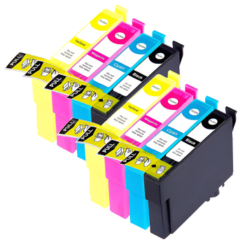 8x Pack Epson 16XL 16 XL Cartuchos de Tinta Compatibles para Epson WorkForce WF-2010 WF-2110 WF-2510 WF-2520 WF-2530 WF-2540 WF-2630 WF-2650 WF-2660 WF-2750 WF-2760 para EPSON T16 T1631 T1632 T1633