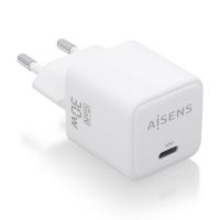 aisens asch-30w1p035-w cargador gan 30w 1xusb-c pd30 qc40 blanco