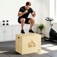 caja pliometrica de madera homcom haya 61x51x76 cm madera natural