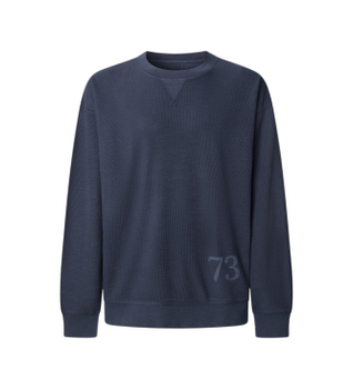 Pepe Jeans para hombre. PM5800164 Sudadera Gaston marino (XXL), Casual, Algodón
