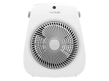 Calefactor portátil - Cecotec ReadyWarm 2000 Max Force White, 2000W, 2 niveles de potencia, 3 modos funcionamiento, Hasta 20m2, Blanco
