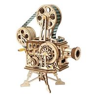 robotime maqueta de madera modelo camara vitascope vintage en 3d